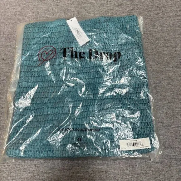 The Drop Women's Ealga Flat Handle Straw Tote - Picture 4 of 5